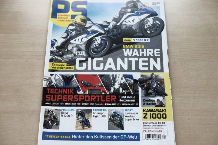 Deckblatt PS Sport Motorrad (01/2015)